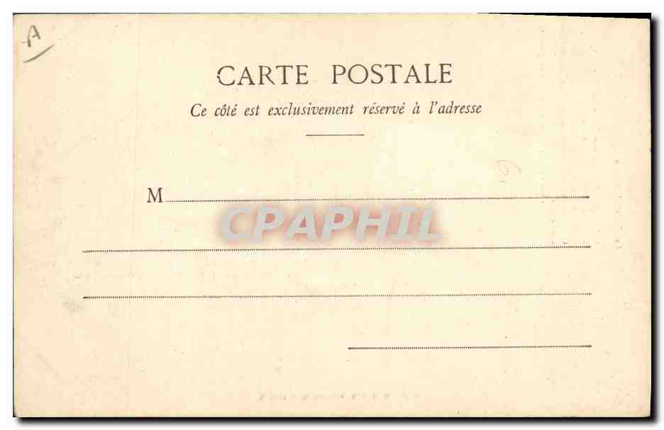 CPA Folklore La coiffe Angevine  — Verso