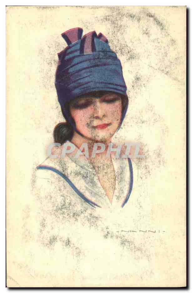 CPA Fantaisie Illustrateur Nanni Femme 