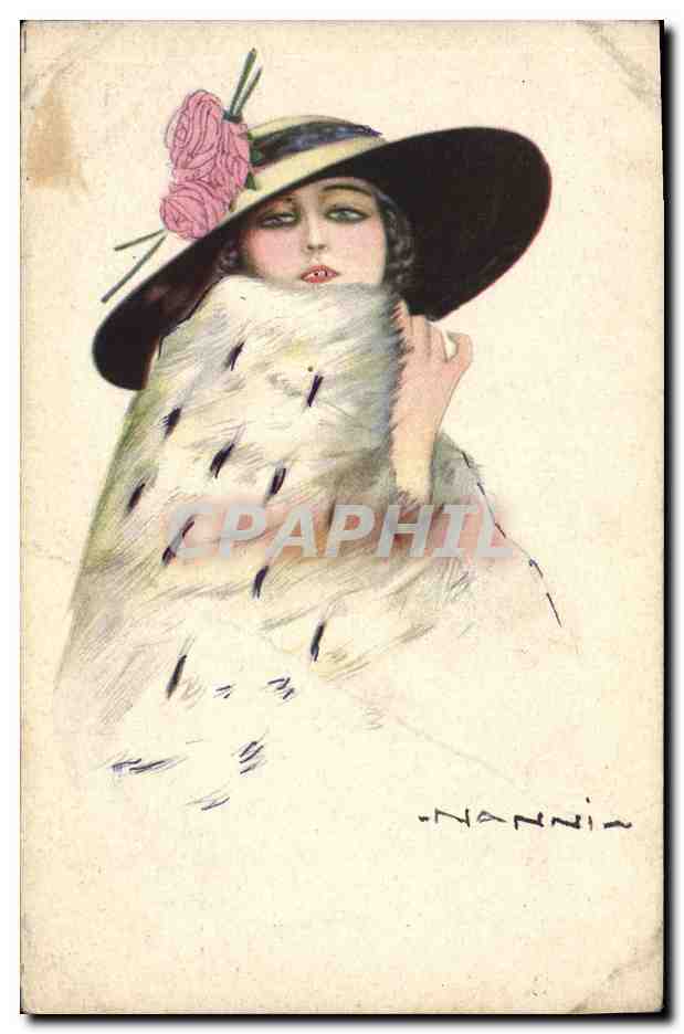 CPA Fantaisie Illustrateur Nanni Femme 