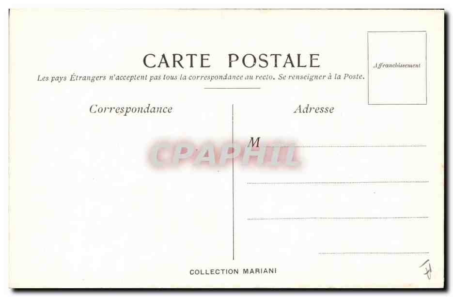 CPA Fantaisie Illustrateur Mariani  — Verso