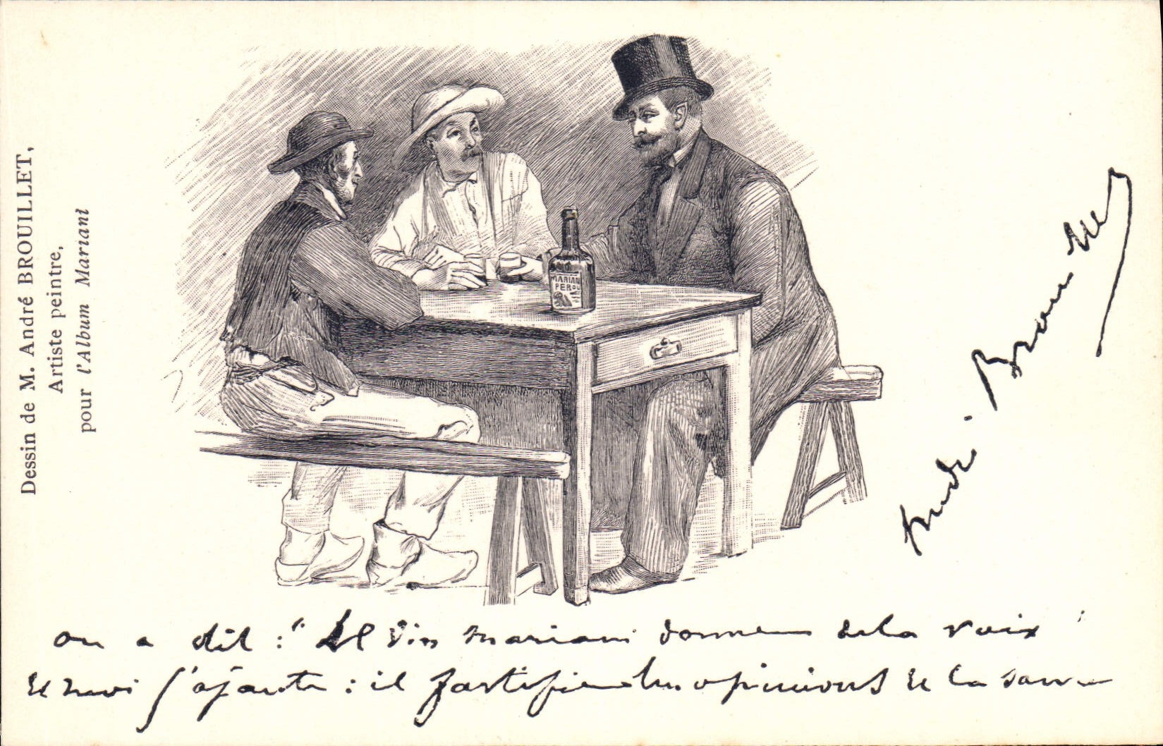 CPA Fantaisie Illustrateur Andre Brouillet Mariani 