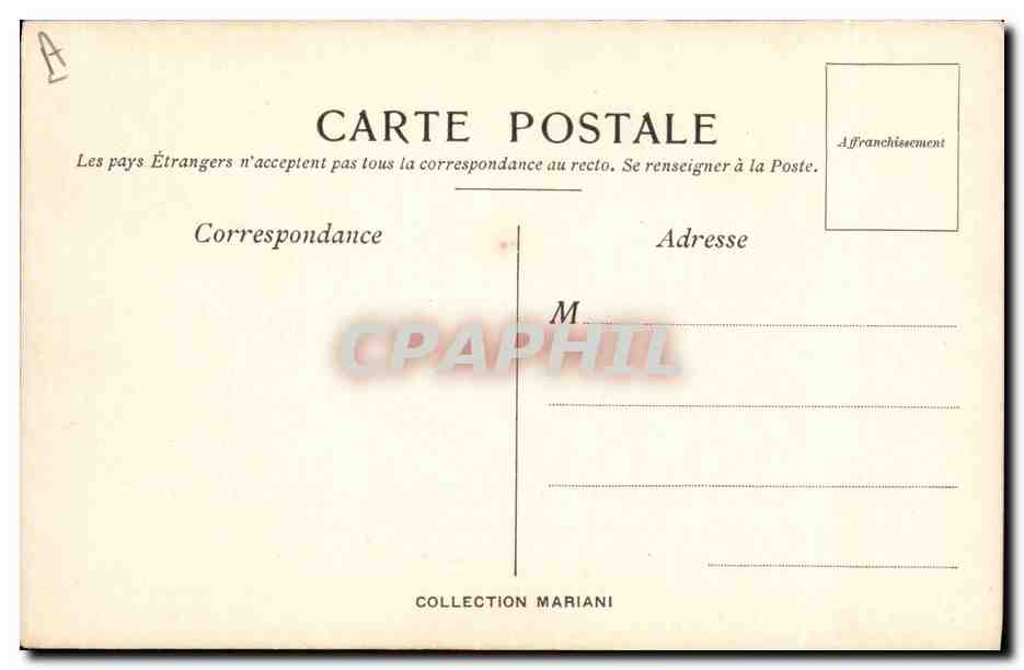 CPA Fantaisie Illustrateur Cormon Mariani Lion  — Back