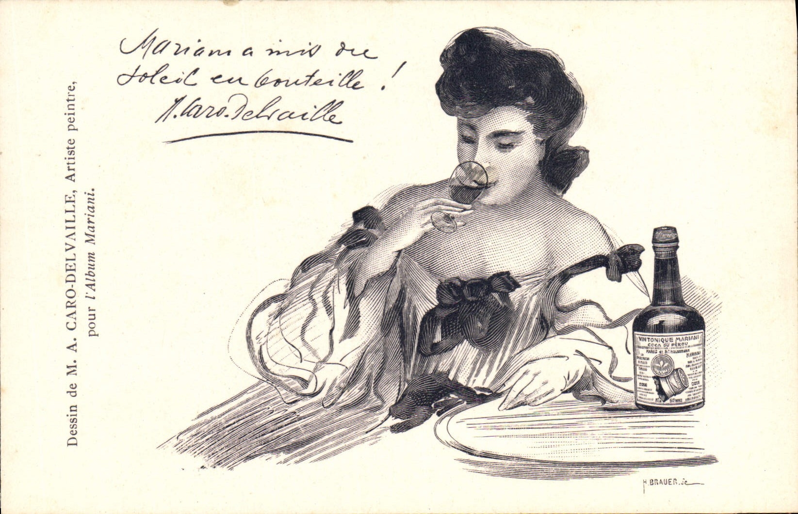 CPA Fantaisie Illustrateur Caro Delvaille Mariani 