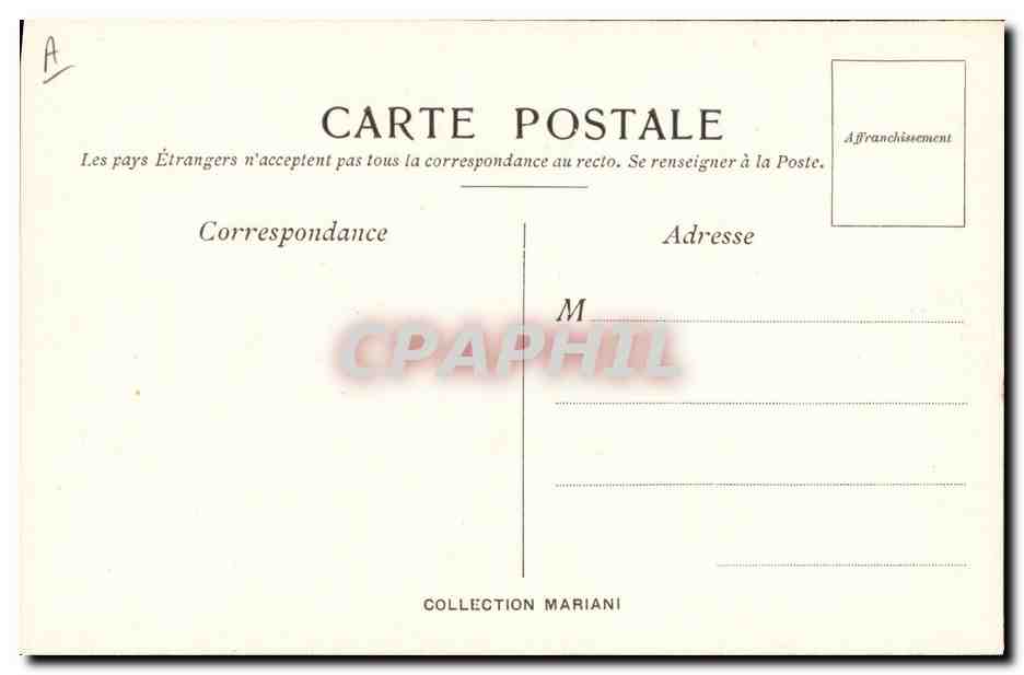 CPA Fantaisie Illustrateur Waltner Mariani  — Rückseite