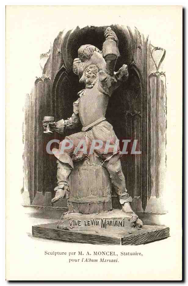 CPA Fantaisie Illustrateur Moncel Mariani Vive le vin 