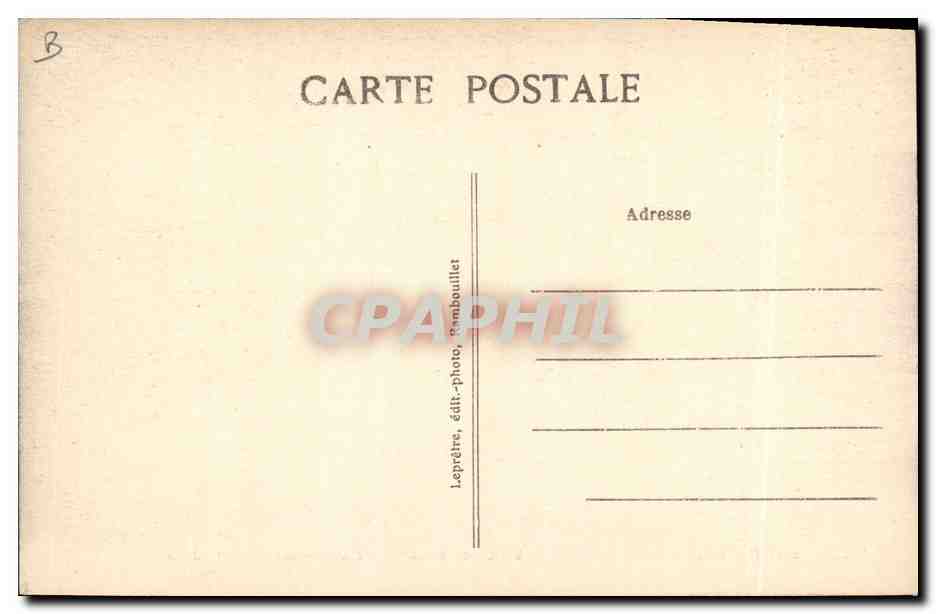 CPA Billard Chateau de Rambouillet Salle des marbres actuellement salle de jeux — Rückseite