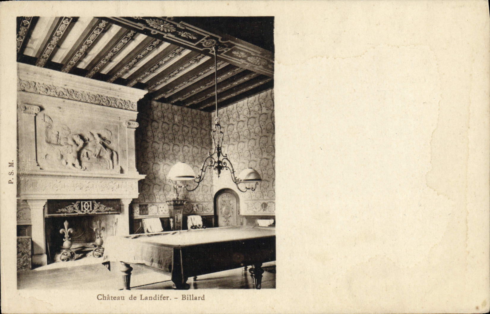 CPA Billard Chateau de Landifer 