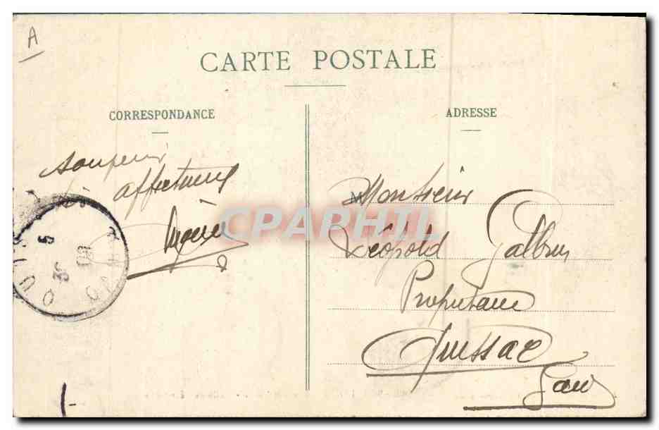 CPA Billard St Maixent Ecole militaire Salle de Recreation Militaria — Rückseite