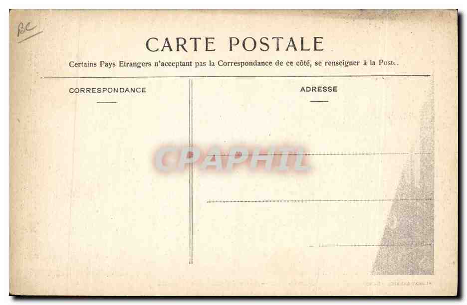 CPA Billard Bar le Duc Salle du Cafe des oiseaux  — Rückseite