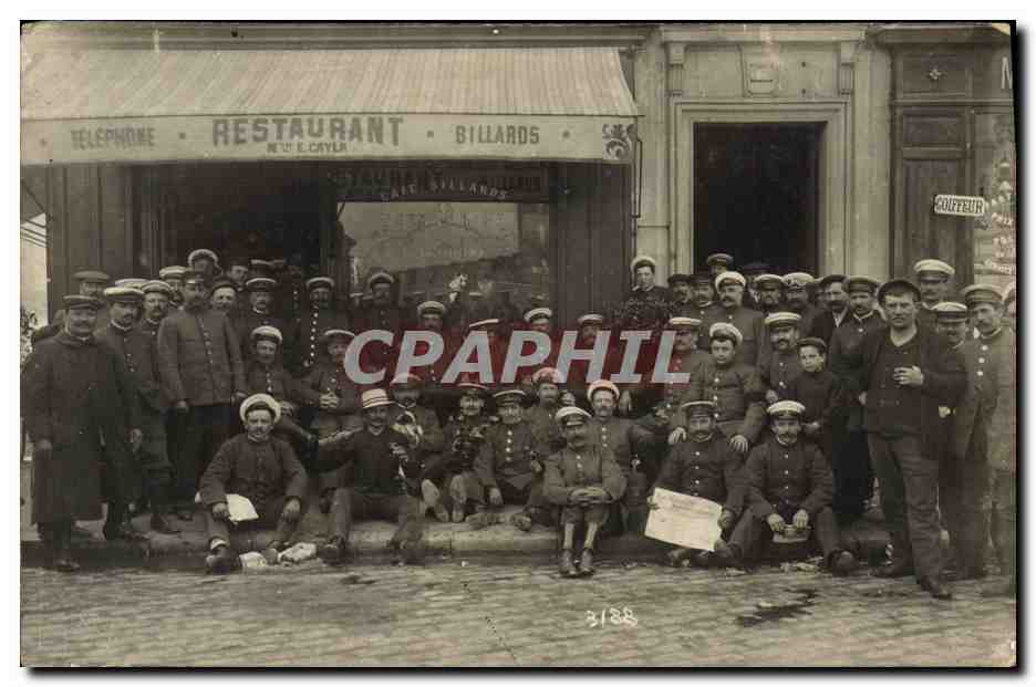 CARTE PHOTO Billard Restaurant Cayla Coiffeur 