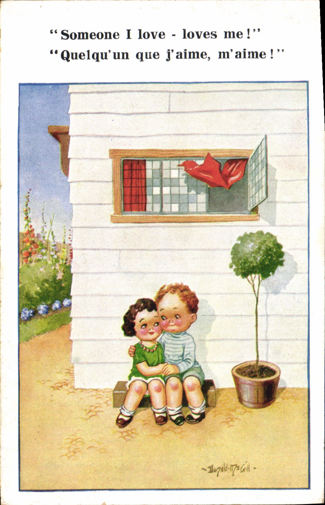 CPA Fantaisie Illustrateur Enfants Donald Mc Gill 