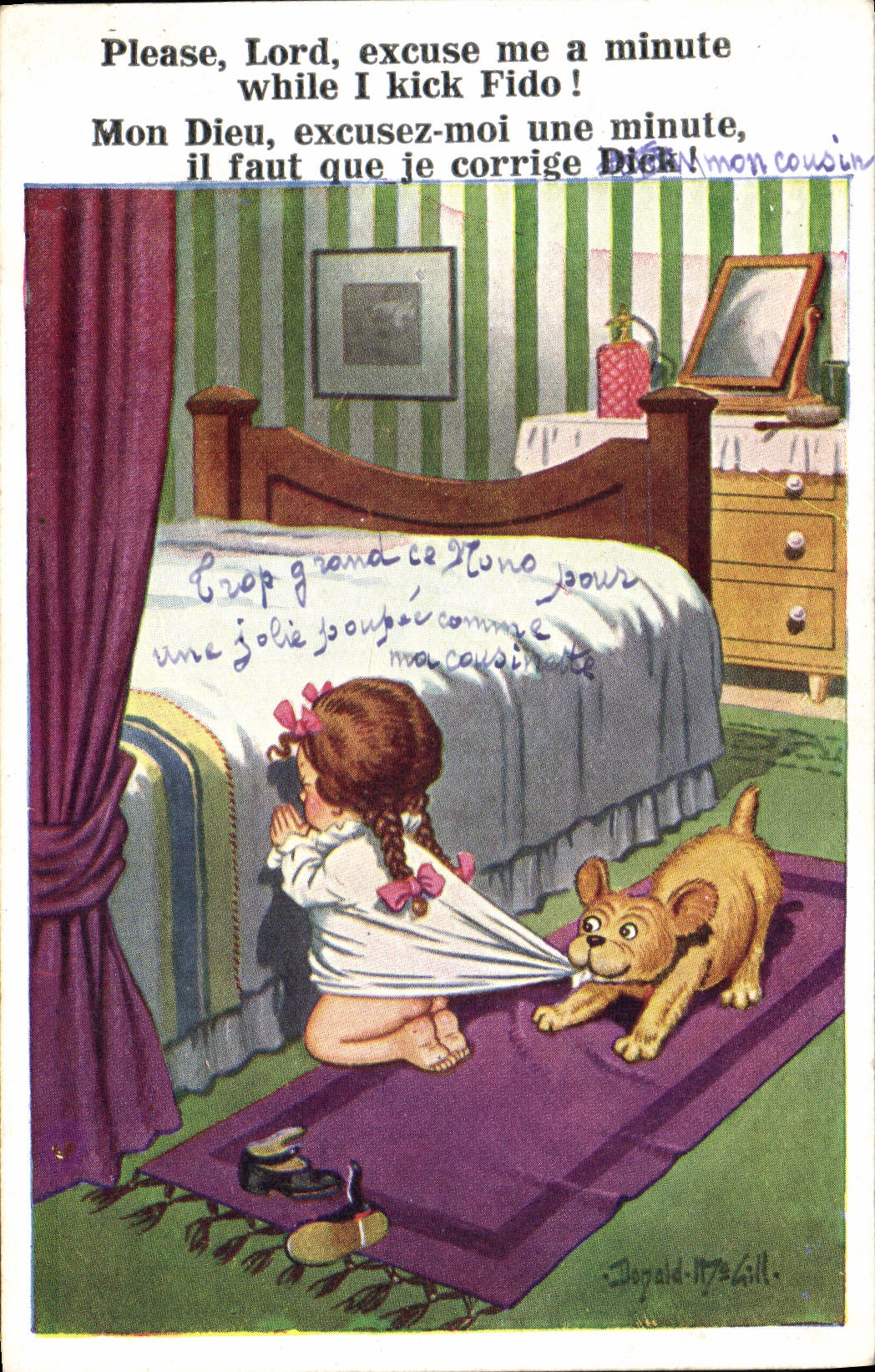 CPA Fantaisie Illustrateur Enfant Donald Mc Gill