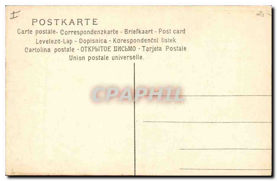 CPA Fantaisie Fleurs  — Rückseite