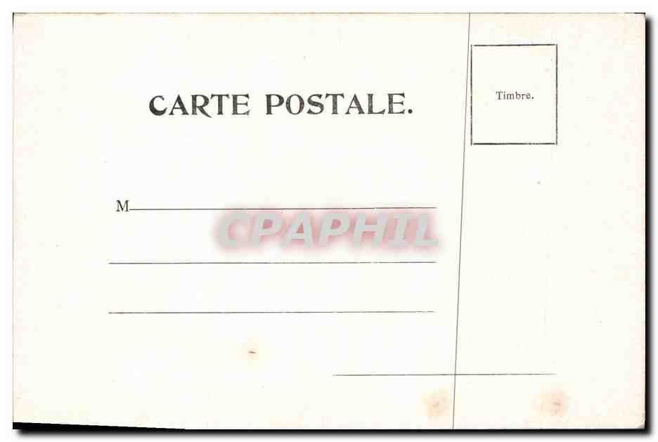CPA Fantaisie Fleurs  — Back