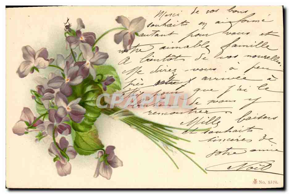 CPA Fantaisie Fleurs 