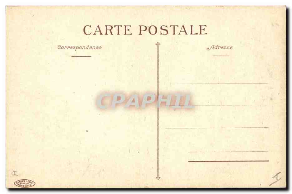 CPA Fantaisie Fleurs Pavots — Back