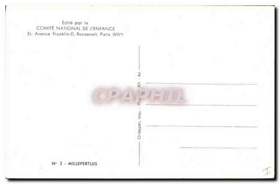 CPM Fantaisie Fleurs Millepertuis — Verso