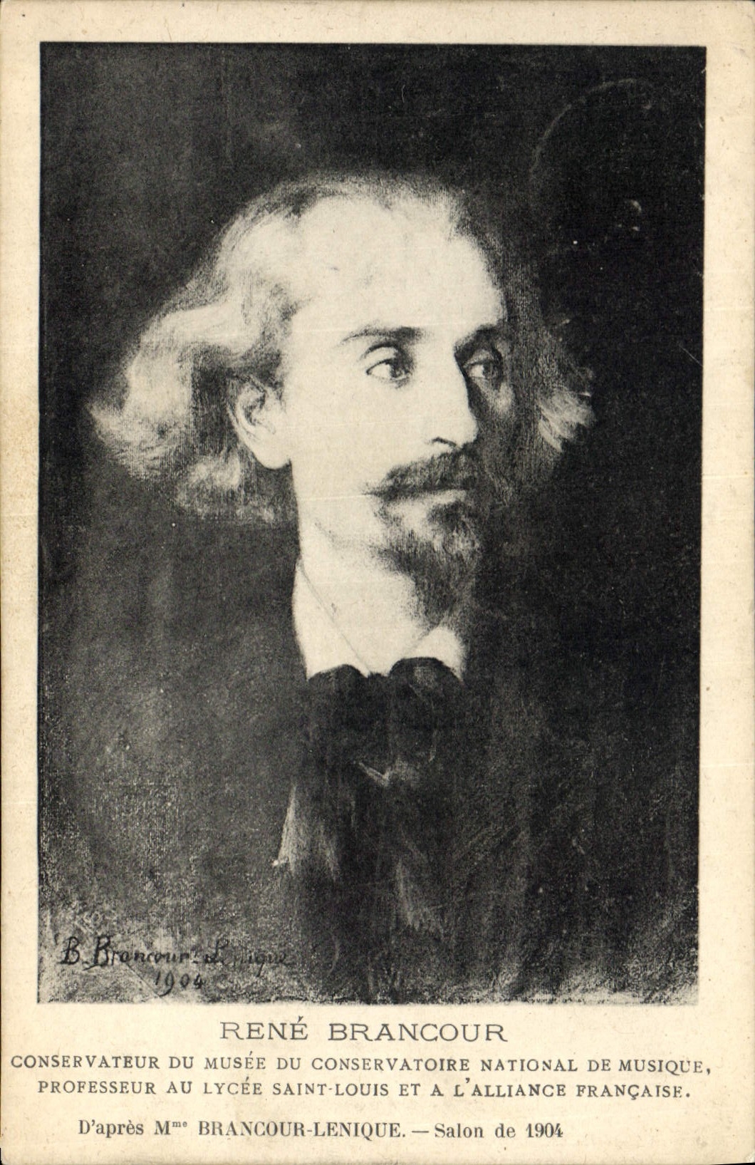 René Brancour — Portrait — B. Brancour-Lenique, 1904