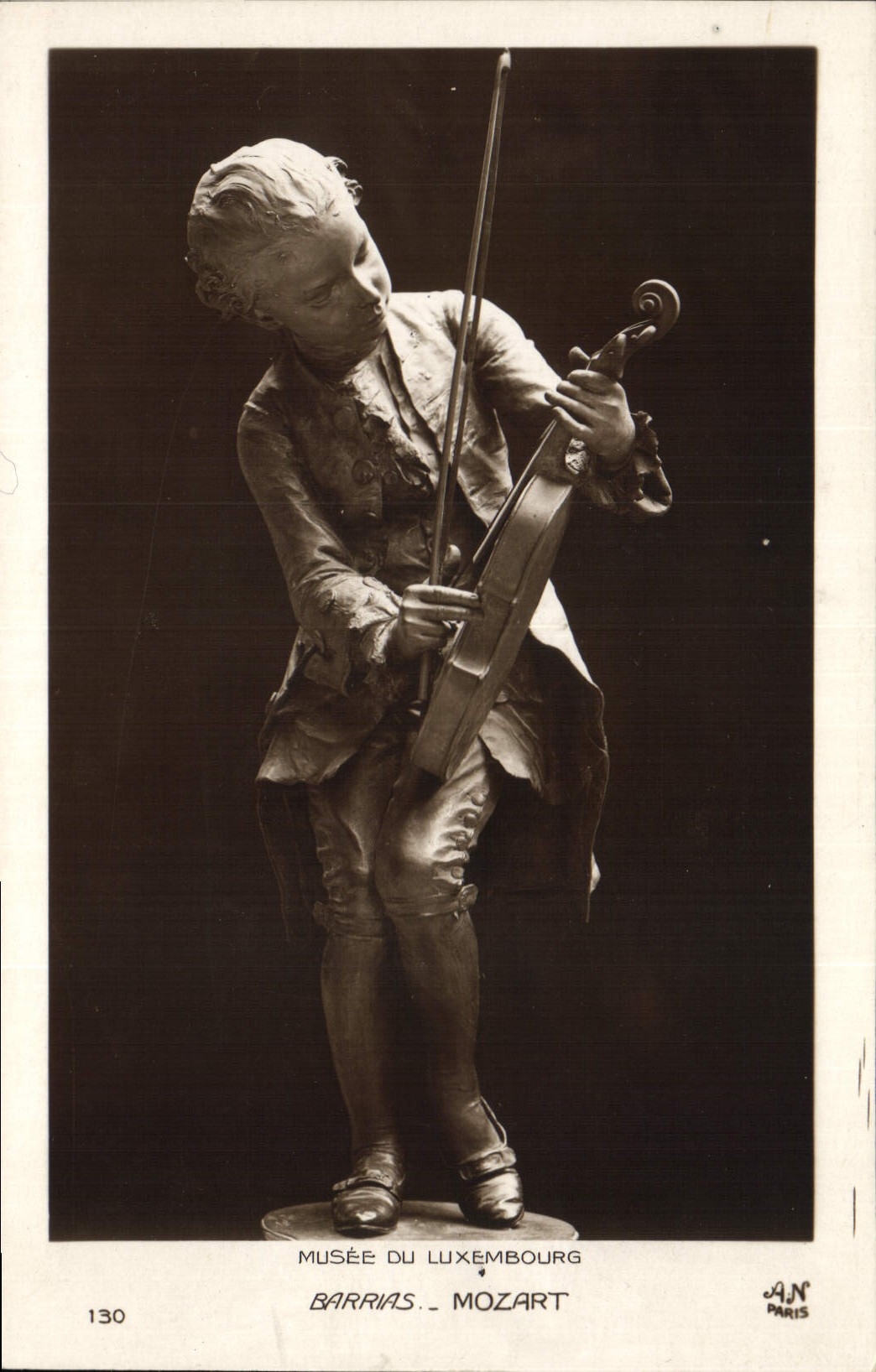 CPA Musee du Luxembourg Barrias Mozart Violon 