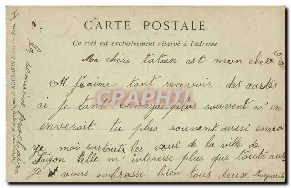 CPA Enfant Couesnon  — Rückseite