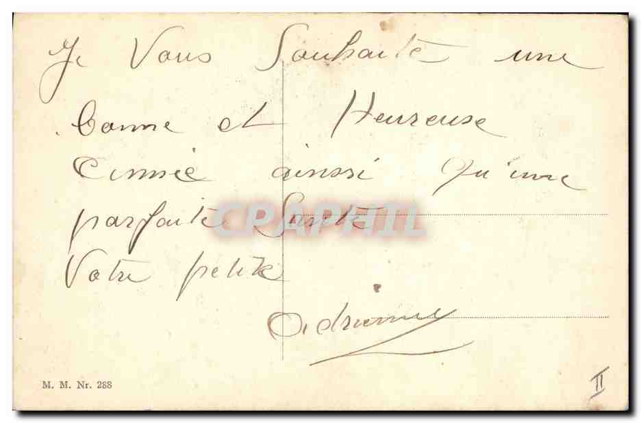 CPA Cochon Porc Enfant  — Rückseite