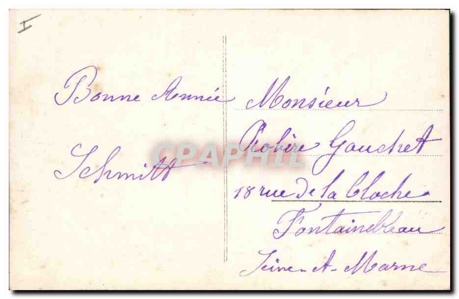 CPA Cochon Porc Enfants  — Rückseite