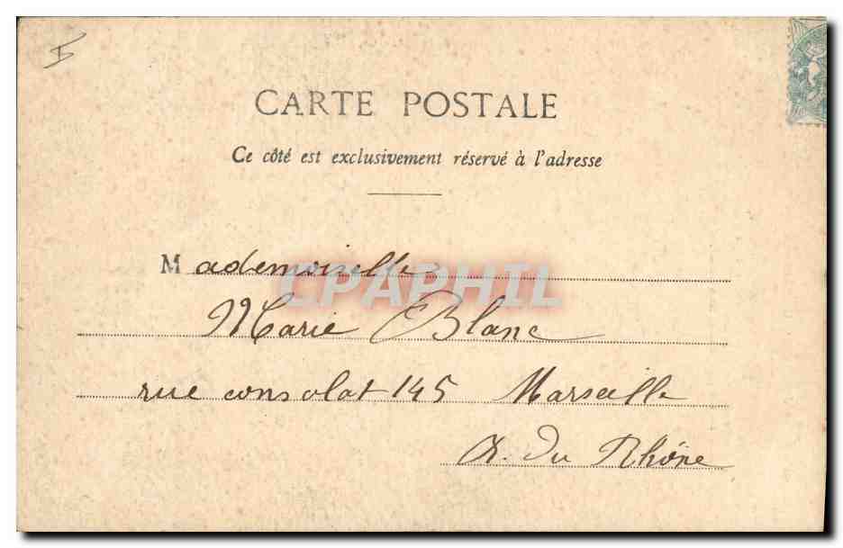 CPA Cochon Porc Enfant Dernier jour d'un condamne  — Rückseite