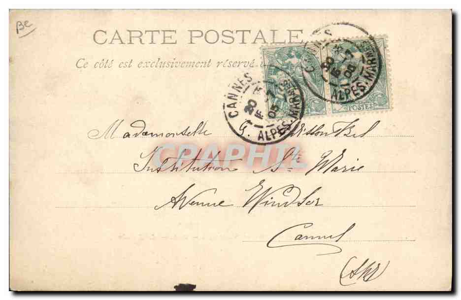 Chasseurs alpins en manoeuvre — F. R. — Le Lavado — Verso