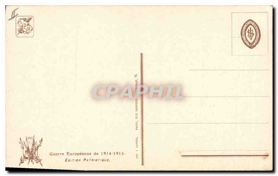 CPA Militaria Vers la victoire Carrier Belleuse  — Rückseite