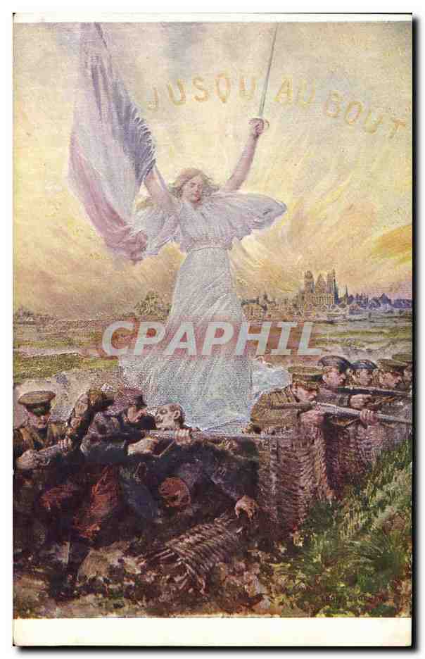 CPA Militaria Salon de Paris Boucher Jusqu'au bout