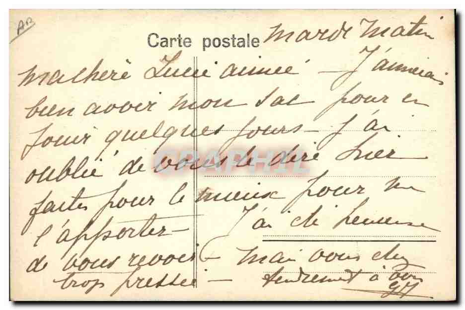 CPA Militaria Strasbourg Offrance a la Croix rouge Francaise — Verso
