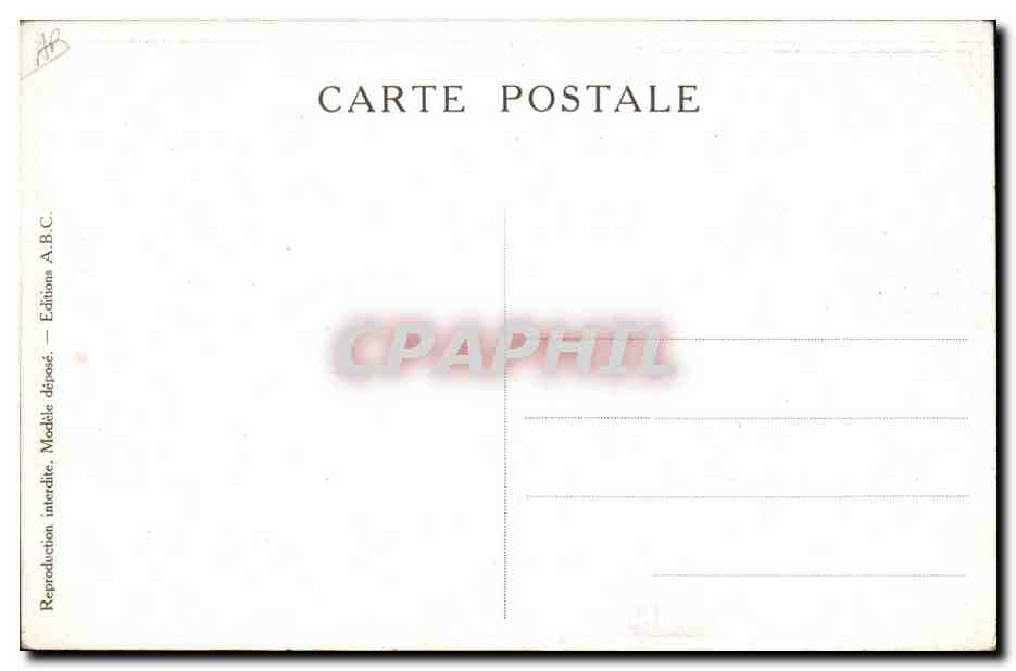 CPA Militaria Embusques Marianne  — Verso