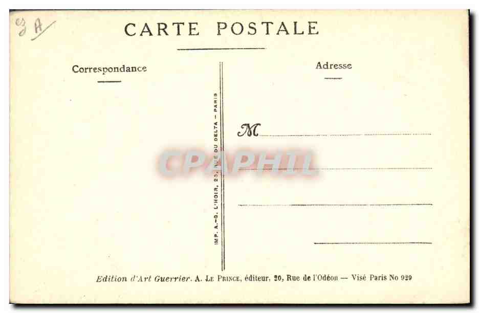 CPA Militaria Le cafard du poilu — Verso