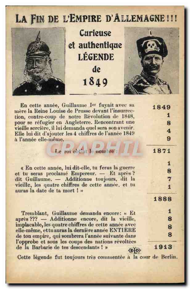 CPA Militaria La fin de l'Empire d'Allemagne 