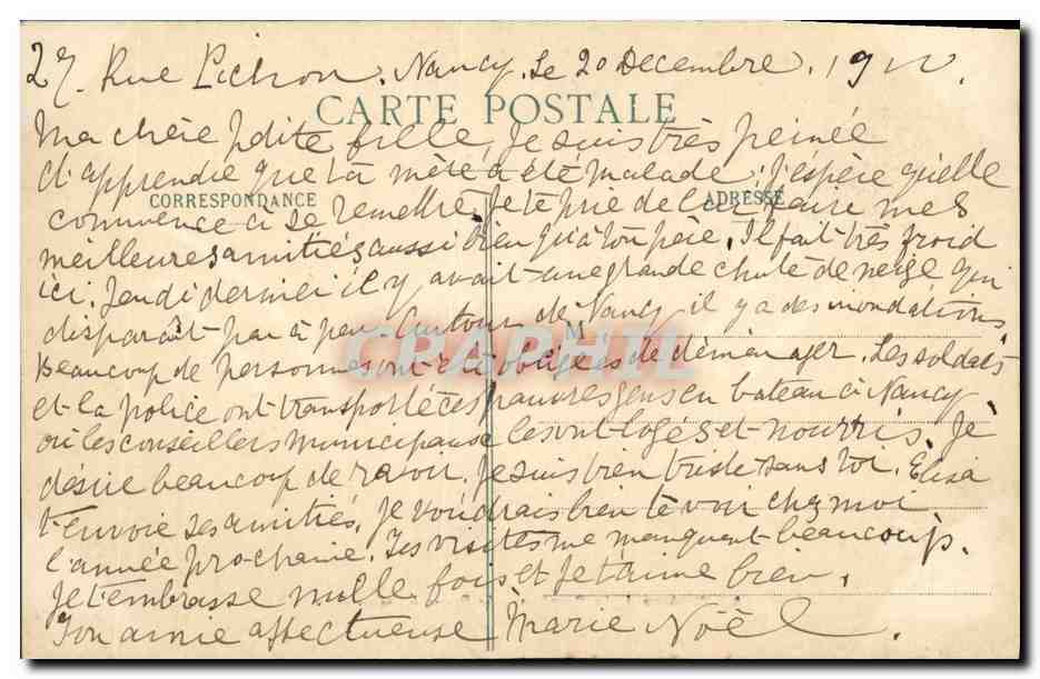 CPA Au Theatre de la passion Le drame de Jeanne d'Arc La ronde du Bois Chenu — Verso