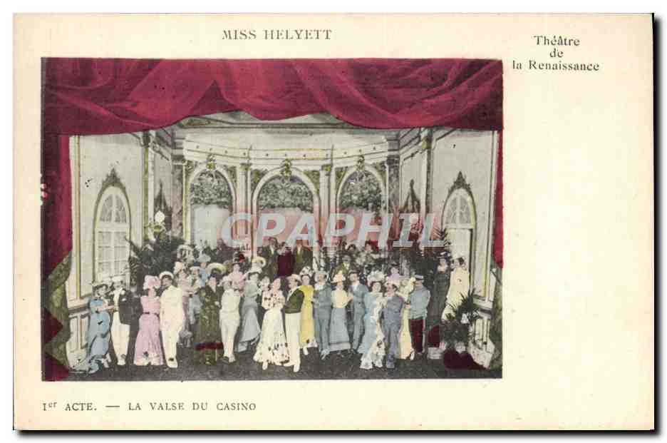 CPA Theatre de la Renaissance la valse du casino