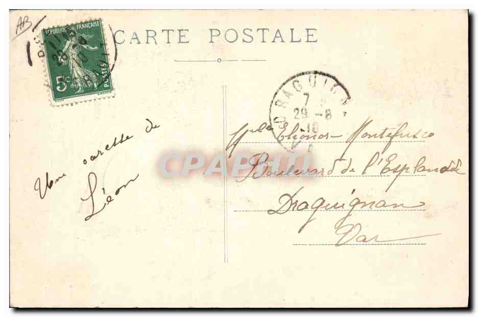 CPA Theatre Heliogabale Tragedie lyrique  — Verso
