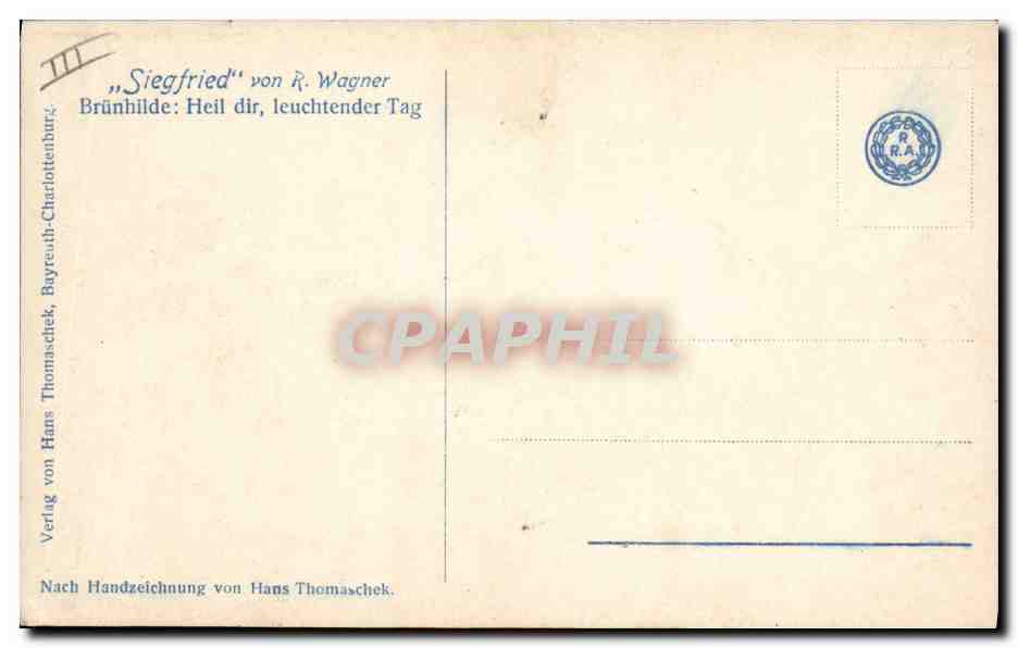 CPA Theatre Siegfried Wagner  — Rückseite