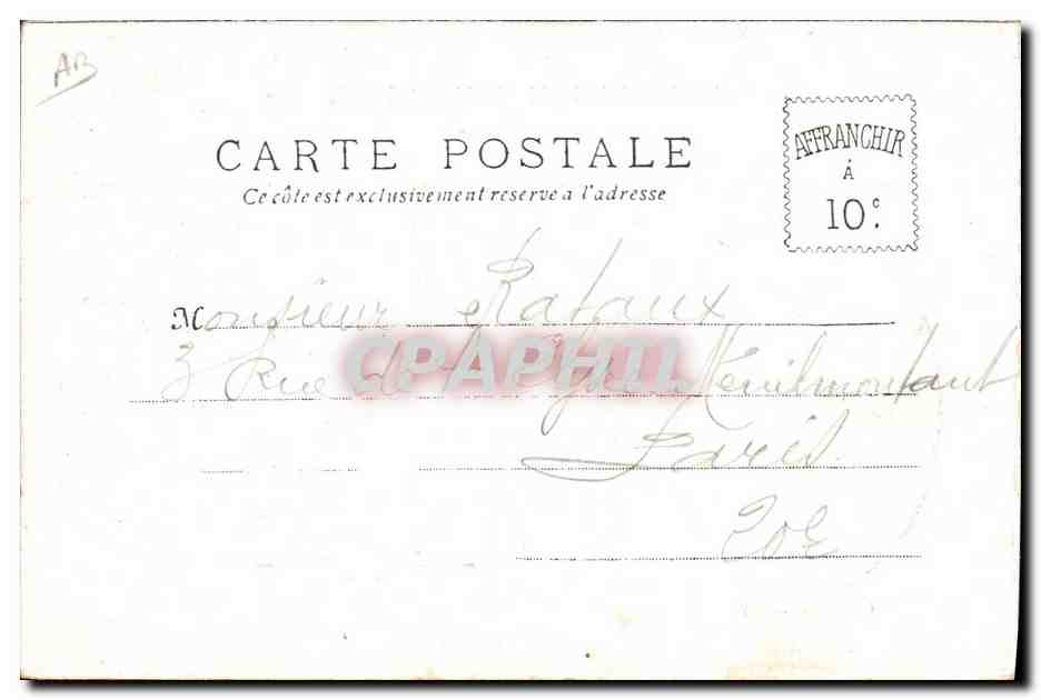 CPA Theatre Dejazet Pierre Bressol  — Verso