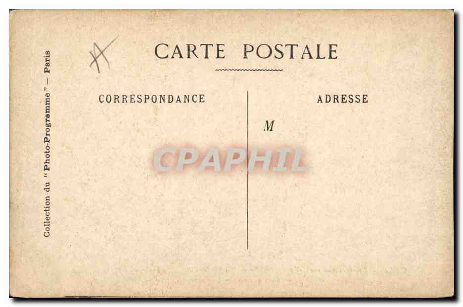 CPA Theatre Paris Gaite Champignol malgre lui  — Verso