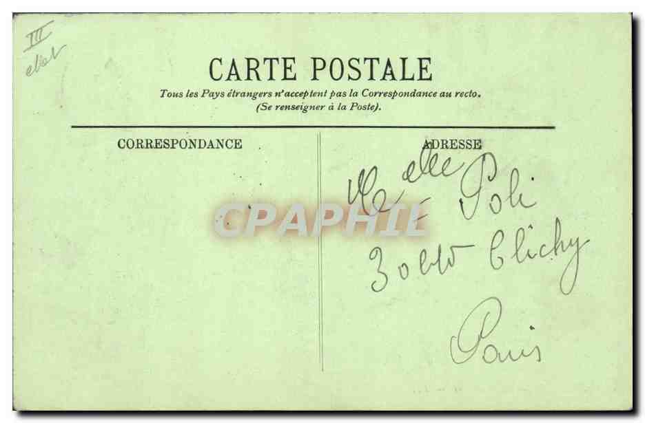 CPA Folklore Types de moulieres  — Verso