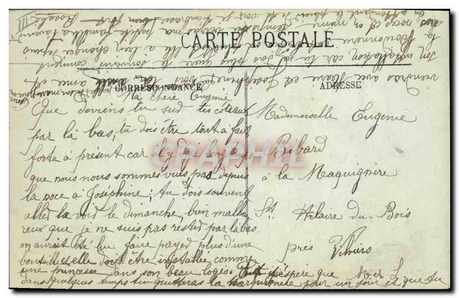 CPA Folklore Nos Tourangelles Une partie de canot Barque Bateau  — Verso