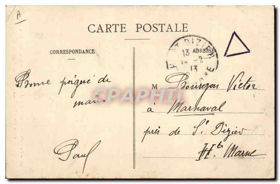 CPA Folklore La Belle Angevine Anjou  — Verso
