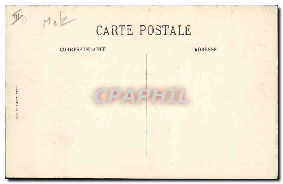 CPA Folklore Nos Tourangelles  — Verso