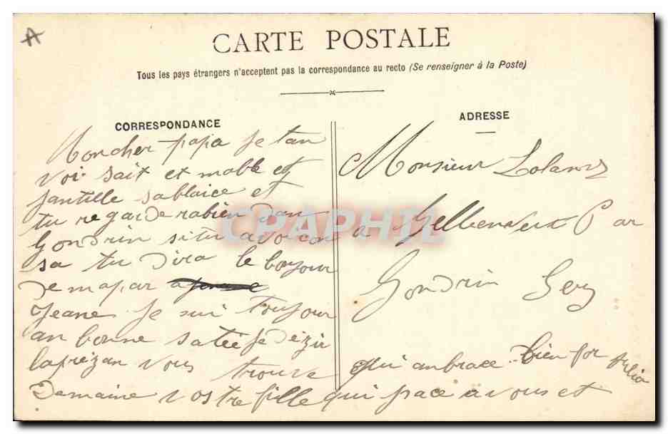 CPA Folklore Les Sables d'Olonnne Sablaise Marchande de fleurs aux Halles  — Verso