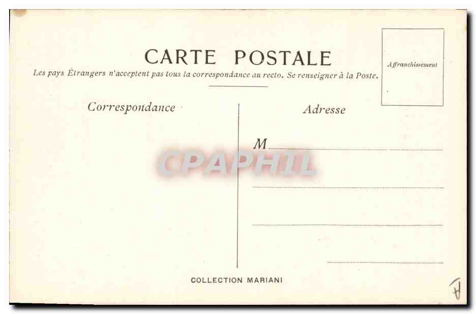 CPA Fantaisie Illustrateur Album Mariani Leon Glaize — Rückseite
