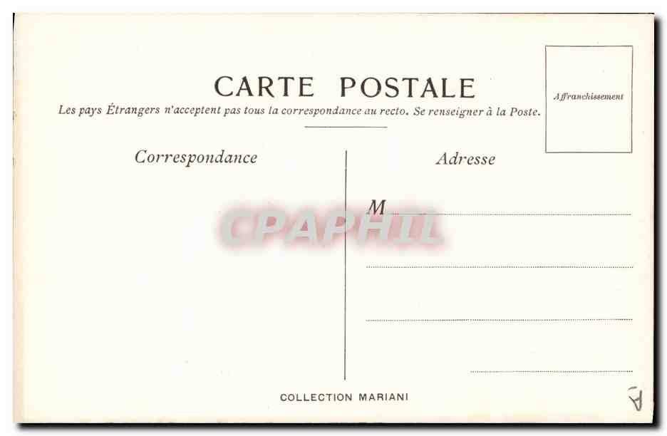 CPA Fantaisie Illustrateur Album Mariani  — Verso