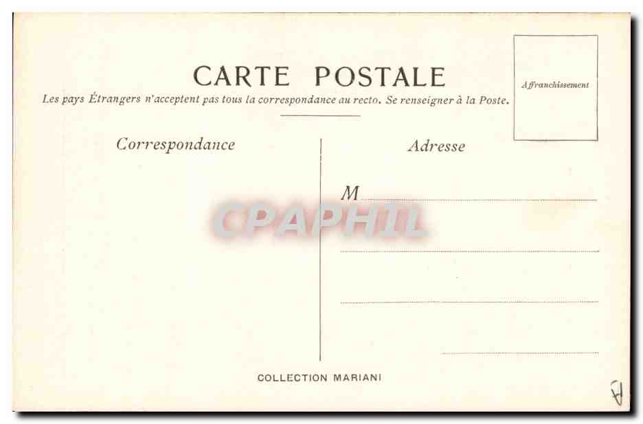 CPA Fantaisie Illustrateur Album Mariani Ribera — Verso