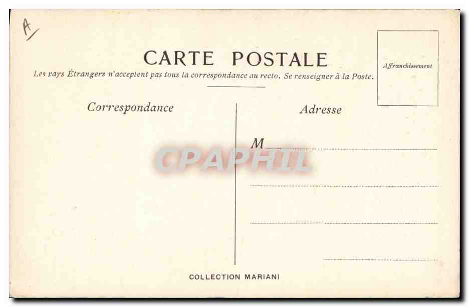 CPA Fantaisie Illustrateur Album Mariani Albert Maignan — Rückseite