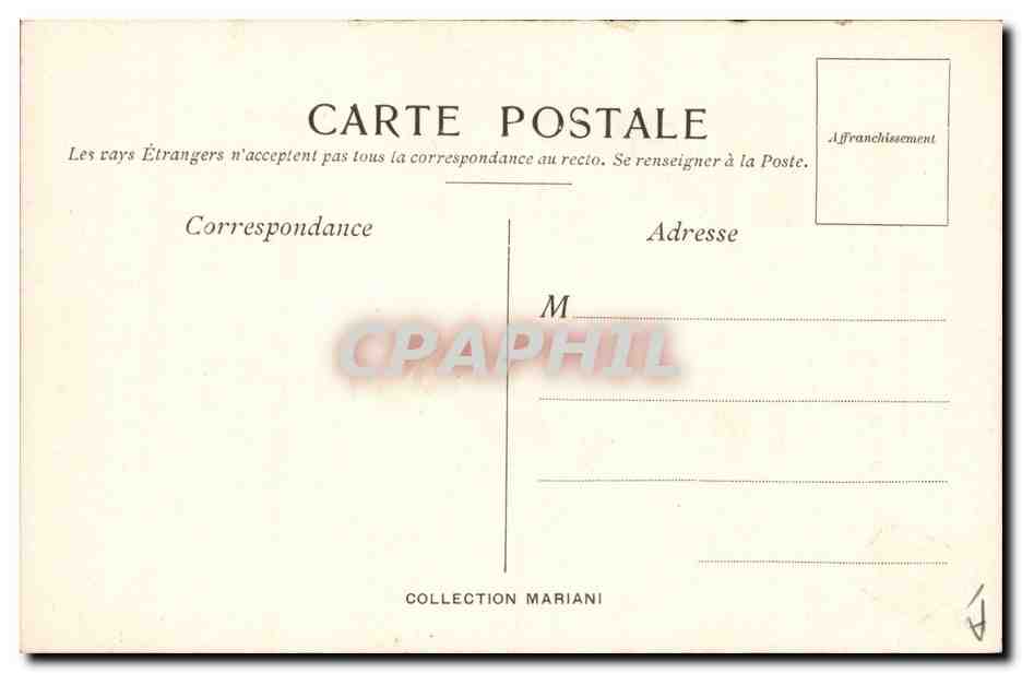 CPA Fantaisie Illustrateur Album Mariani Dagnan Bouvret — Verso